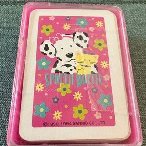 Sanrio Spottie Dottie mini playing cards.  Vintage